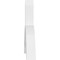 Ekena Millwork Archdale Architectural Grade PVC Gable Bracket, 60"W x 27 1/2"H x 4"D x 6"F, 11/12 Pitch GBP060X28X0406ARC00 - alternate 4
